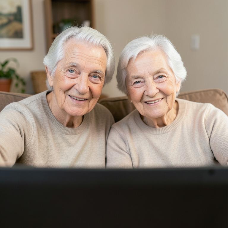 Two viewers smiling at the dance performance